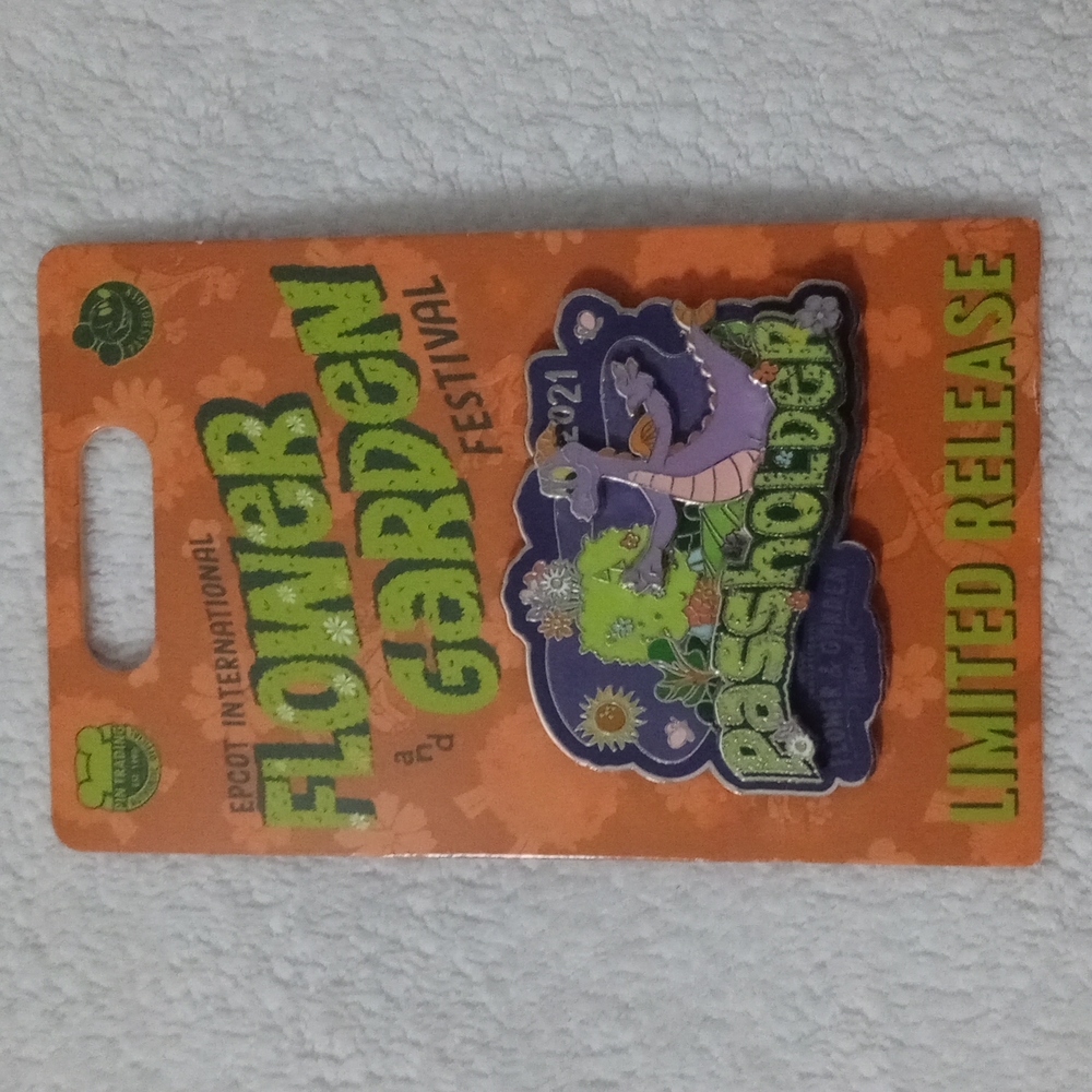 Disney Epcot Flower and Garden 2021 Figment AP pin LR